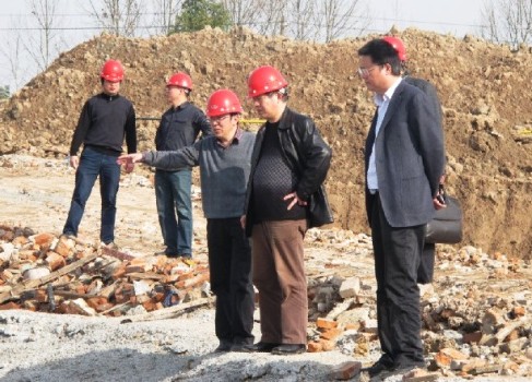 武汉市城管局向导到武汉项目检查事情