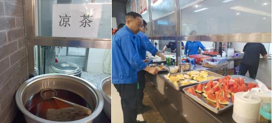 同心协力战酷暑 关爱一线送清凉  尊龙凯时各项目公司开展高温慰问及抢救培训活动