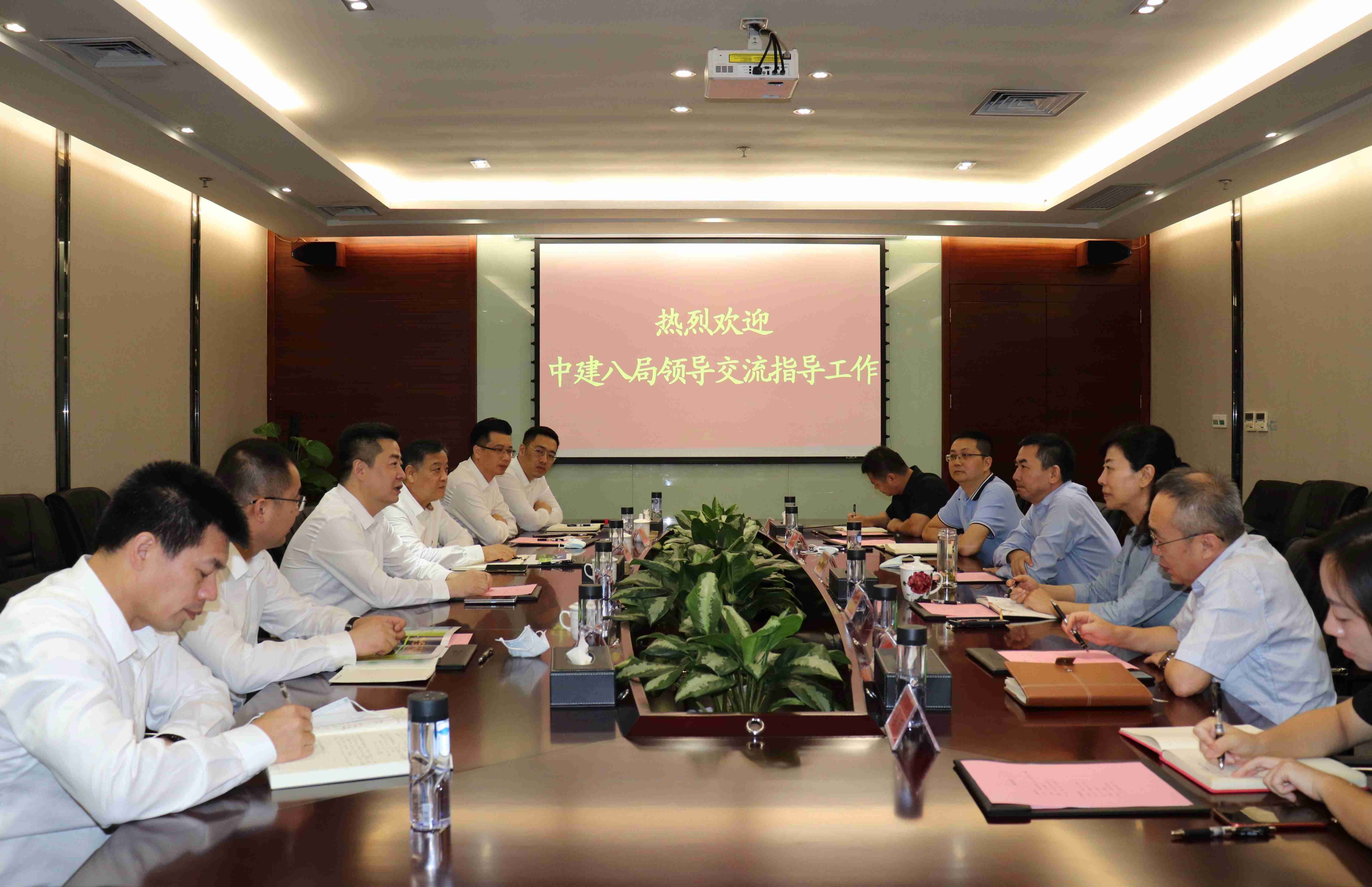 中国修建第八工程局向导到访尊龙凯时